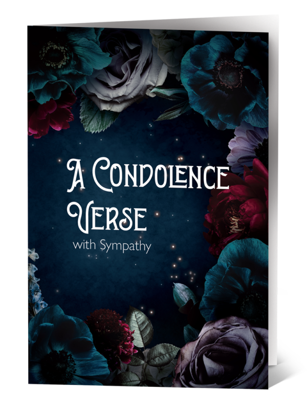 POEM CARD: A Condolence Verse