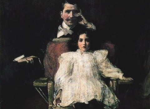Father Daughter by John Lavery